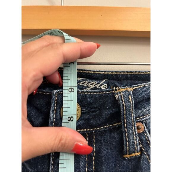 American Eagle Slouchy Jeans distressed oversized 0 regular - Picture 7 of 8